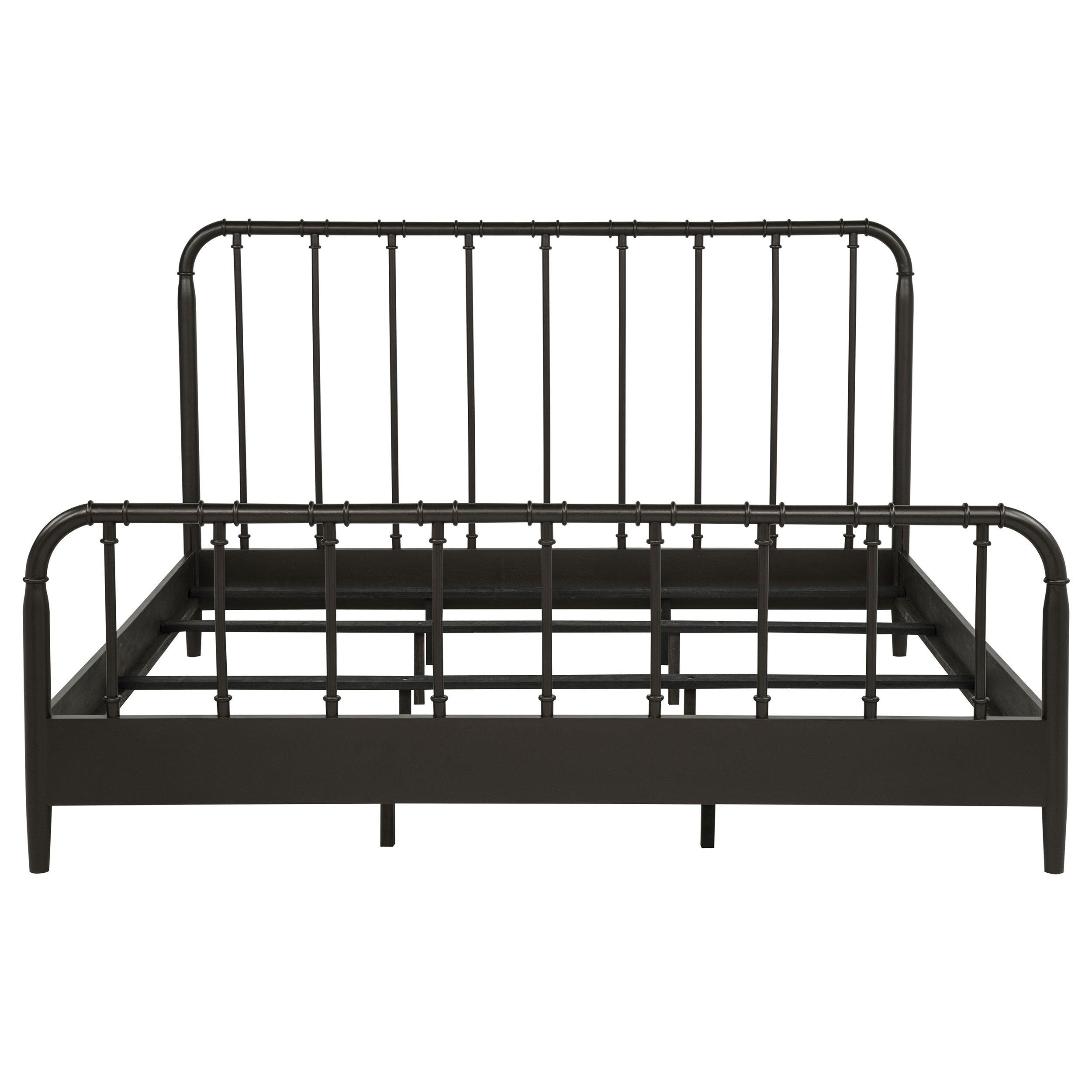 Rocco All Wood Water Pipe Open Frame Eastern King Bed Dark Bronze — view 4