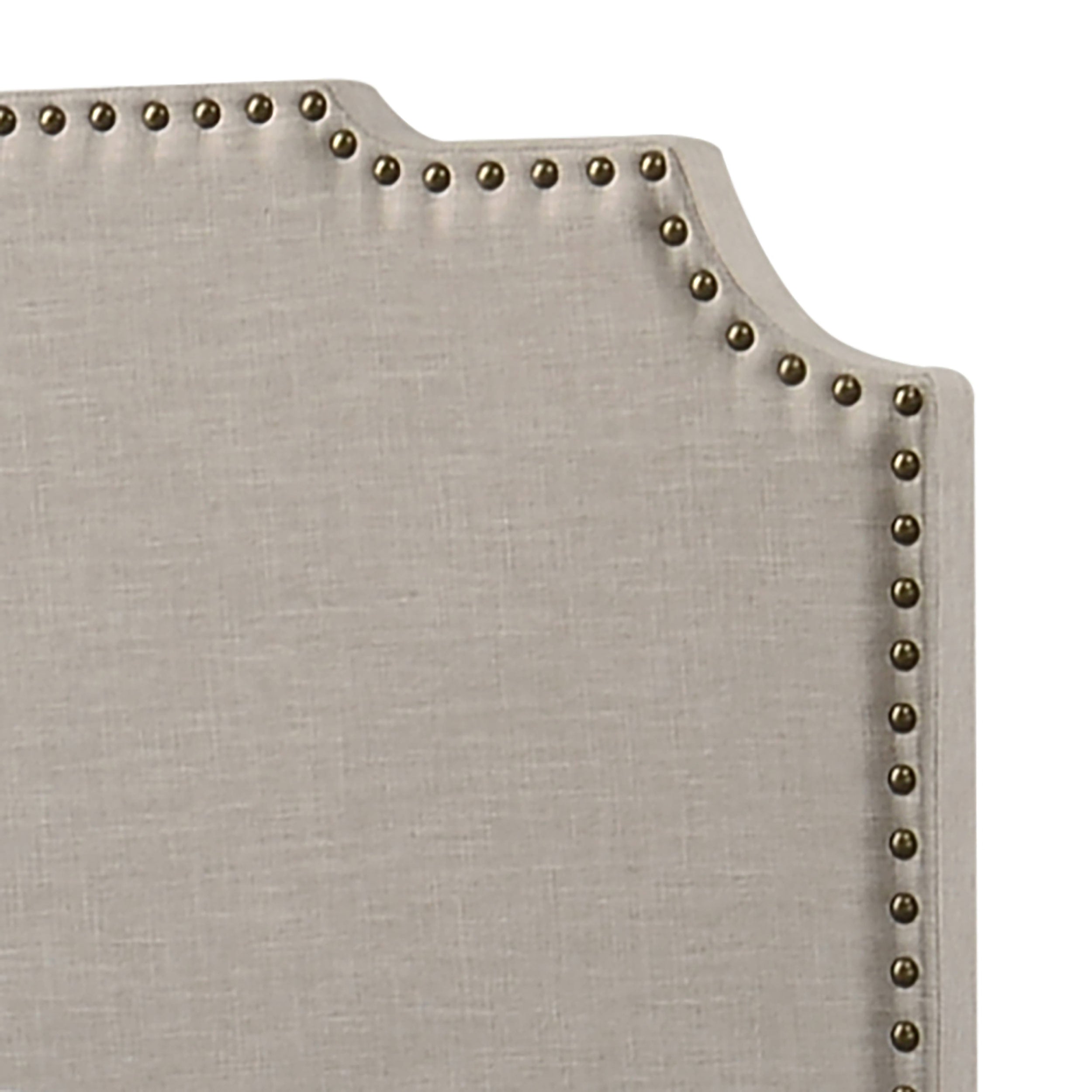 Tamarac Upholstered Queen Panel Bed Beige — view 5