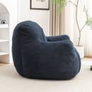 Comfy Bean Bag Chair With Filler, Fluffy And Cozy Seating