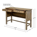 Belfast - Occasional Table With 2 Drawers - Reclaimed Natural