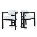 Stylish Indoor Upholstered Wood Dining Chair (Set of 2)