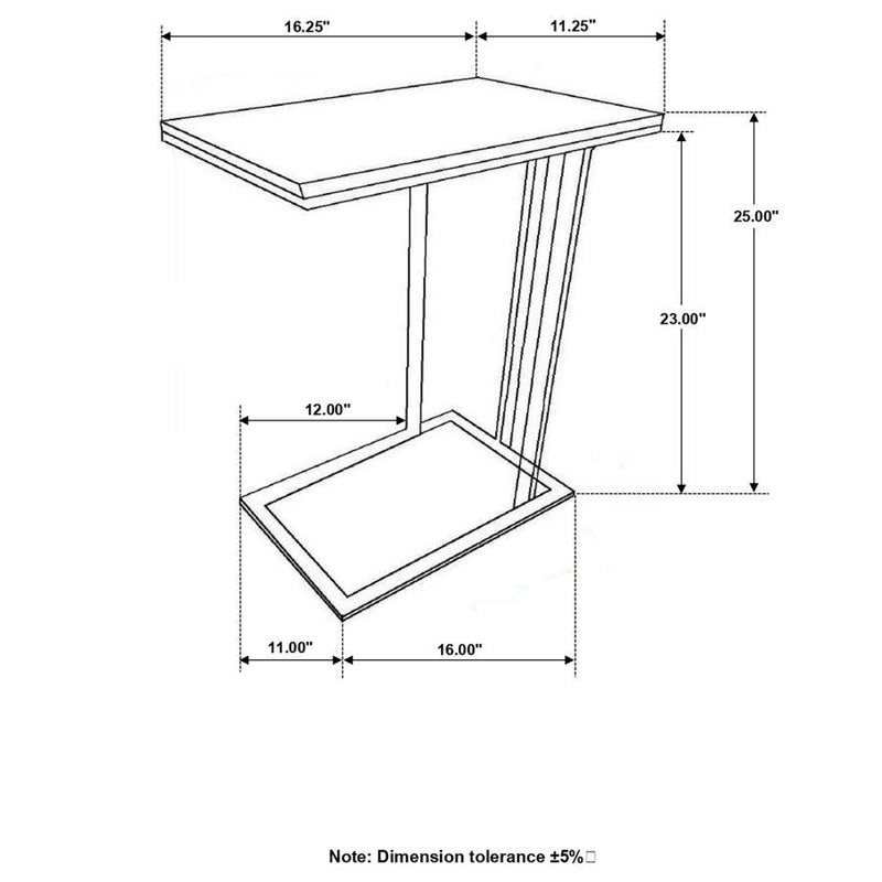 Vicente - Accent Table With Marble Top