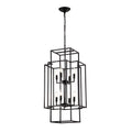 8 Light Lantern Chandelier Lighting, Entryway Chandeliers For High Ceilings, Chandeliers For Dining Room, Foyer, Entry, Staircase, Hallway, Height Adjustable (E12 Bulbs Not Included)