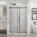Frameless Tub Sliding Shower Door With Easy Clean Coating