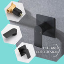 Modern Wall Mount Bathroom Sink Faucet With Waterfall Spout