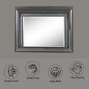 Sawyer - Mirror With LED - Metallic Gray