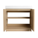 Freestanding Bathroom Vanity With Resin Sink & Soft Close Cabinet Doors