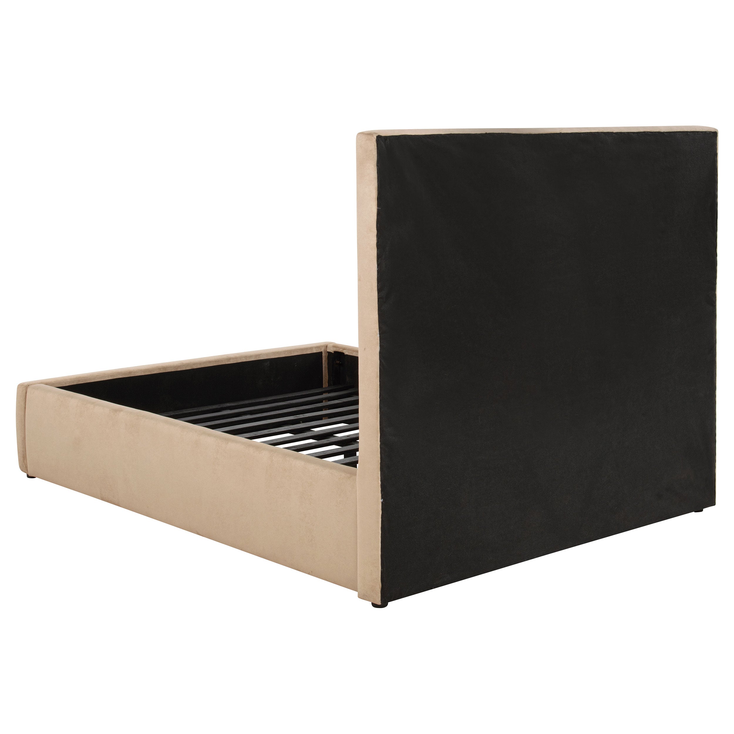 Lawson 54-inch Upholstered Full Platform Bed Light Saddle — view 5