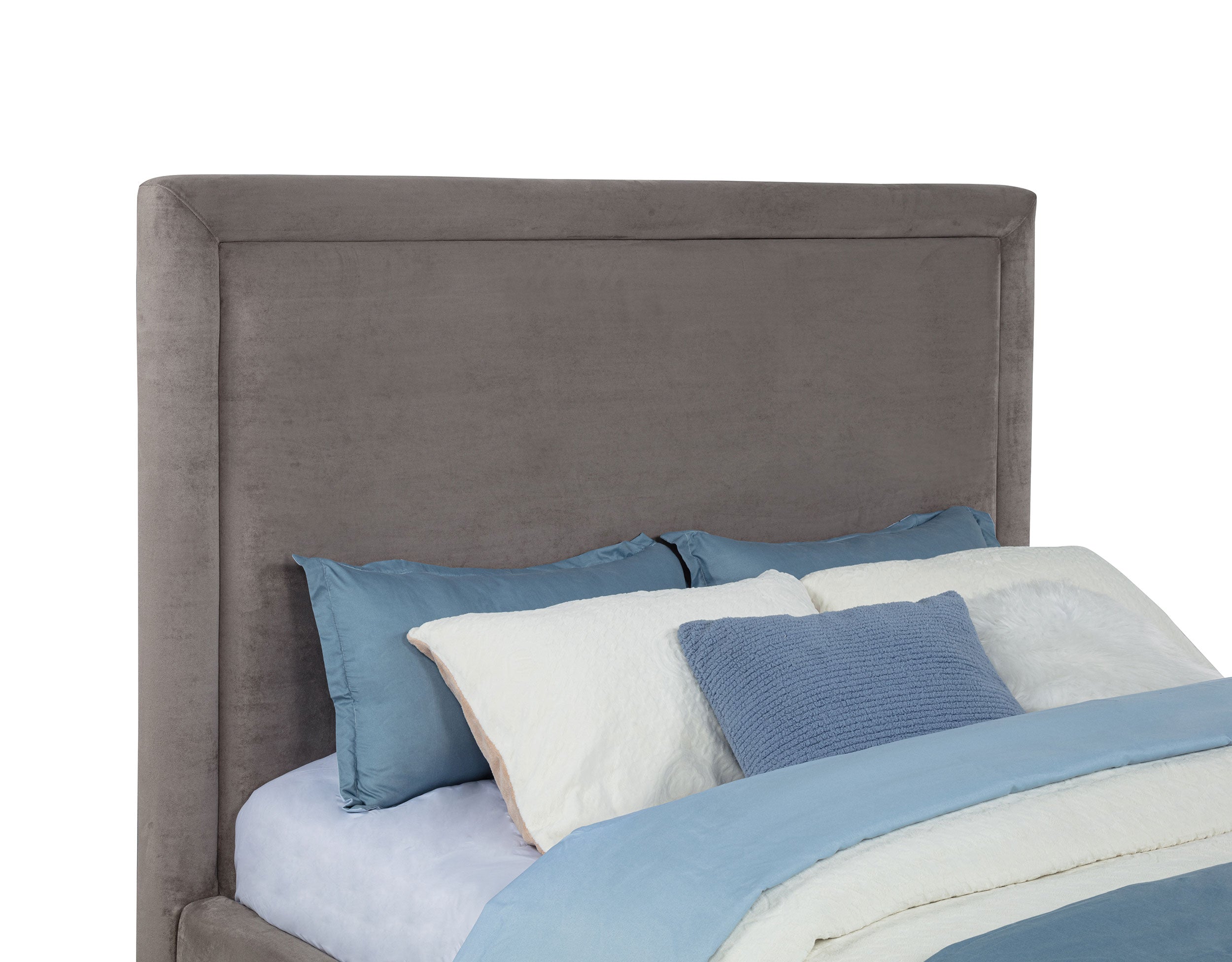 Lawson 54-inch Upholstered Queen Platform Bed Mushroom — view 7