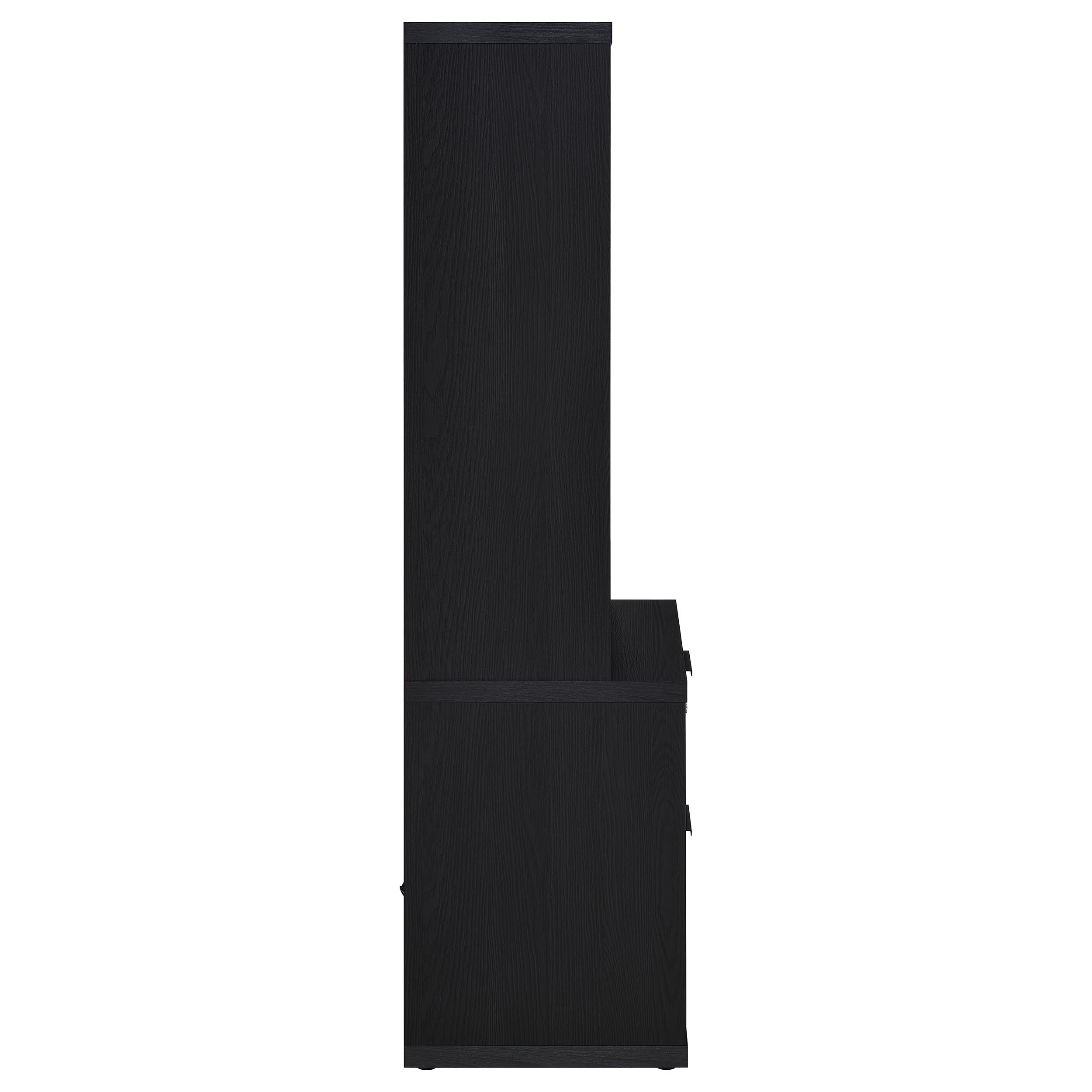 Westpark 3-piece Twin Bedroom Set Bookcase Headboard Black — view 15