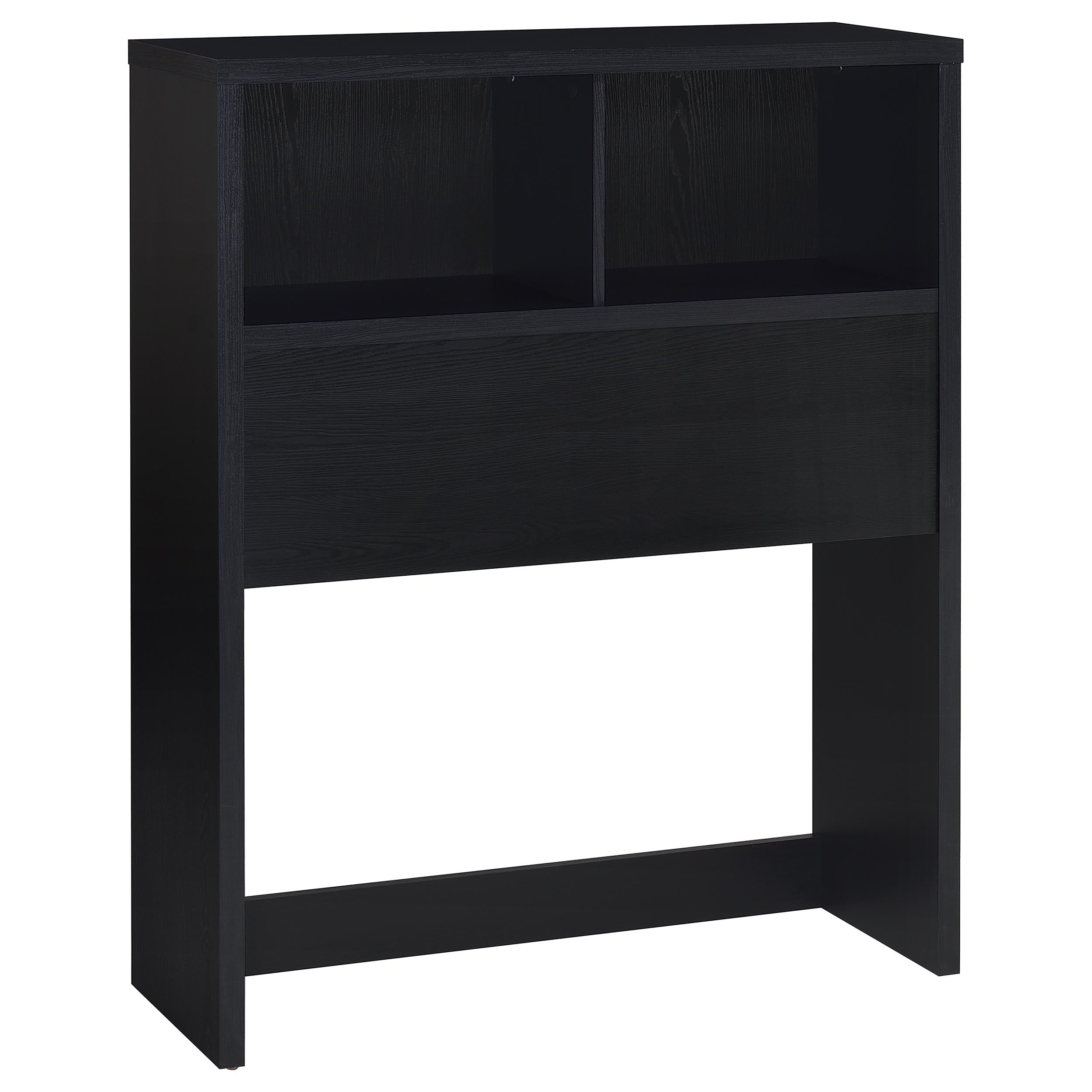 Westpark 49-inch Twin Bookcase Headboard Black — view 1