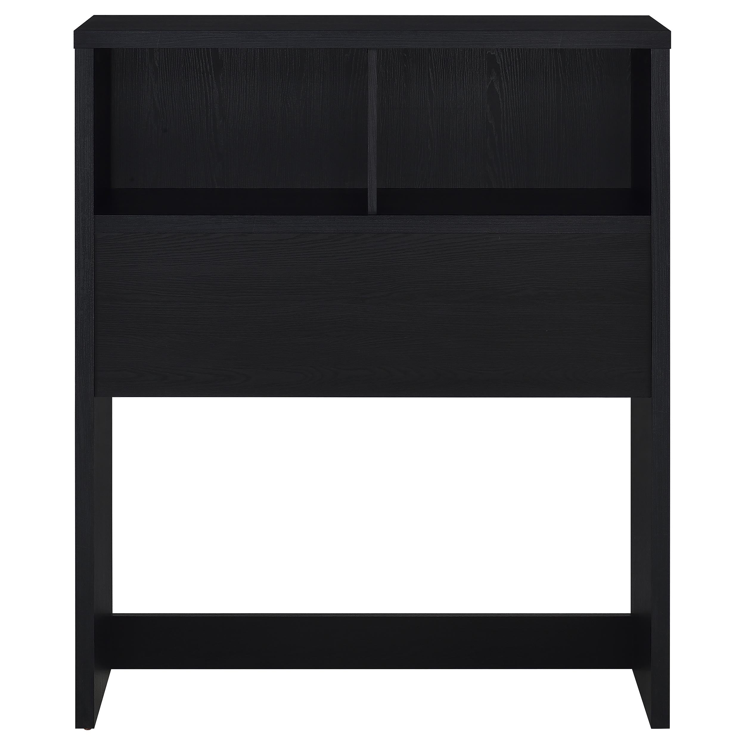 Westpark 49-inch Twin Bookcase Headboard Black — view 3