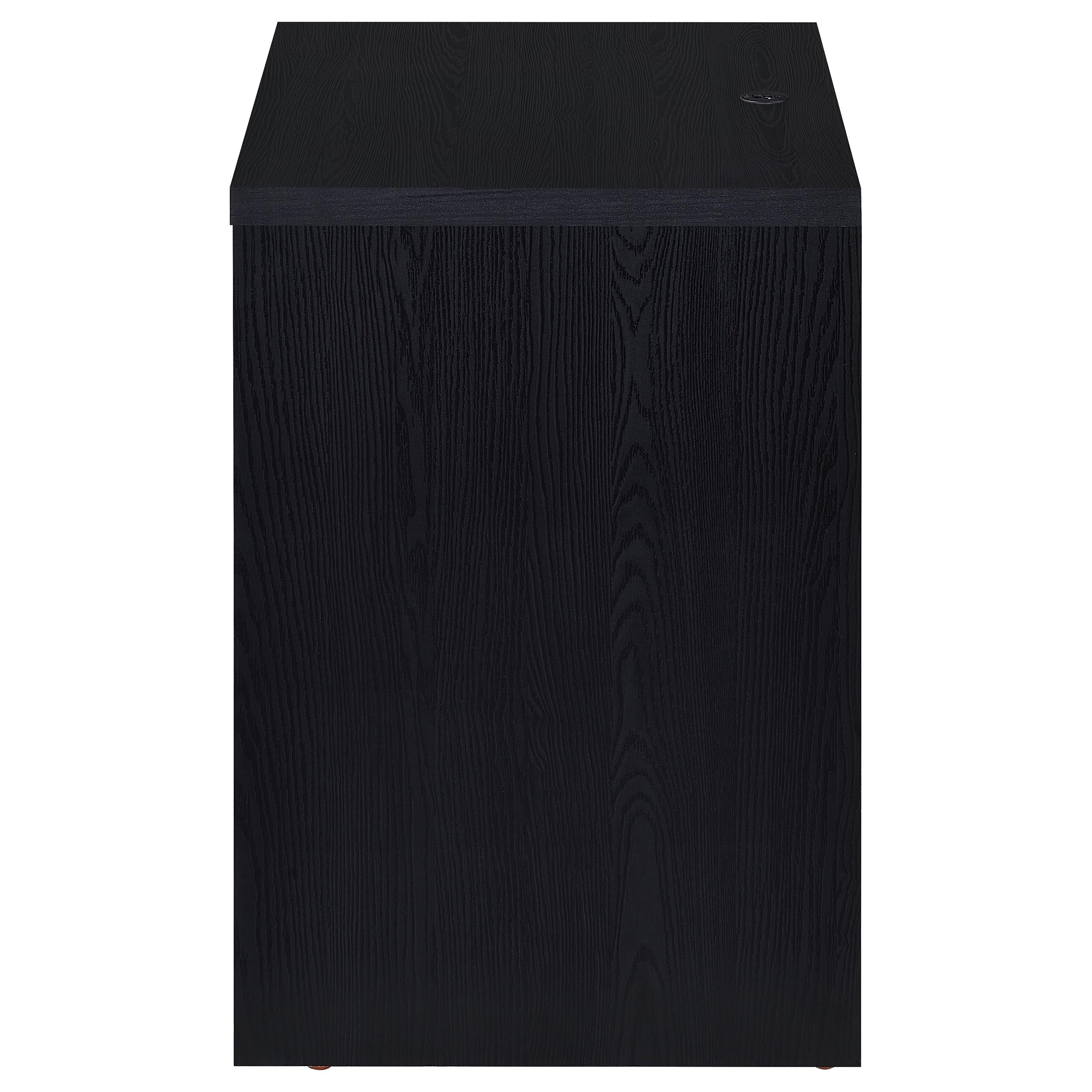 Westpark 2-drawer Nightstand LED Lights and USB Black — view 7