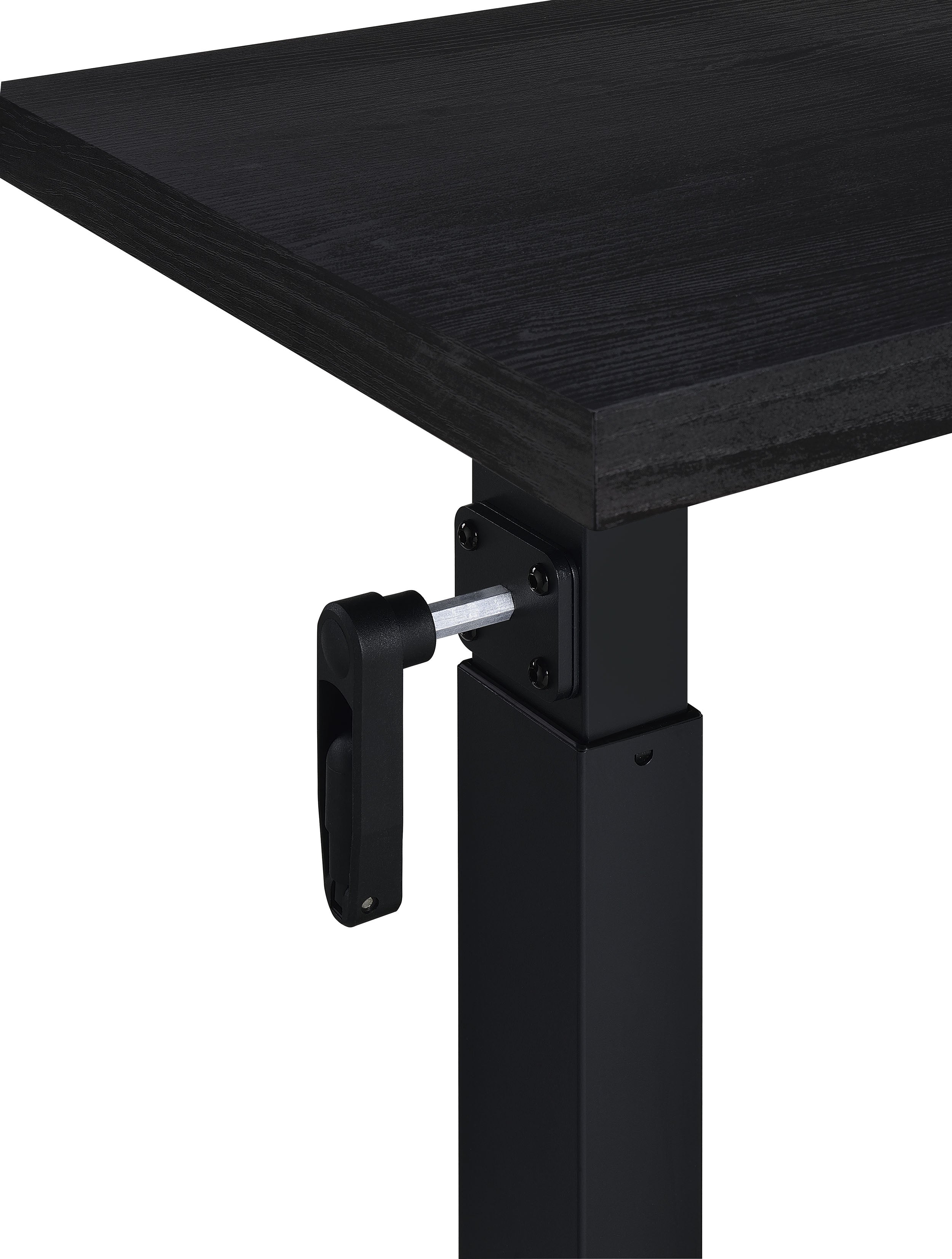 Westpark Height Adjustable Mobile Bedroom C-Table Black — view 12
