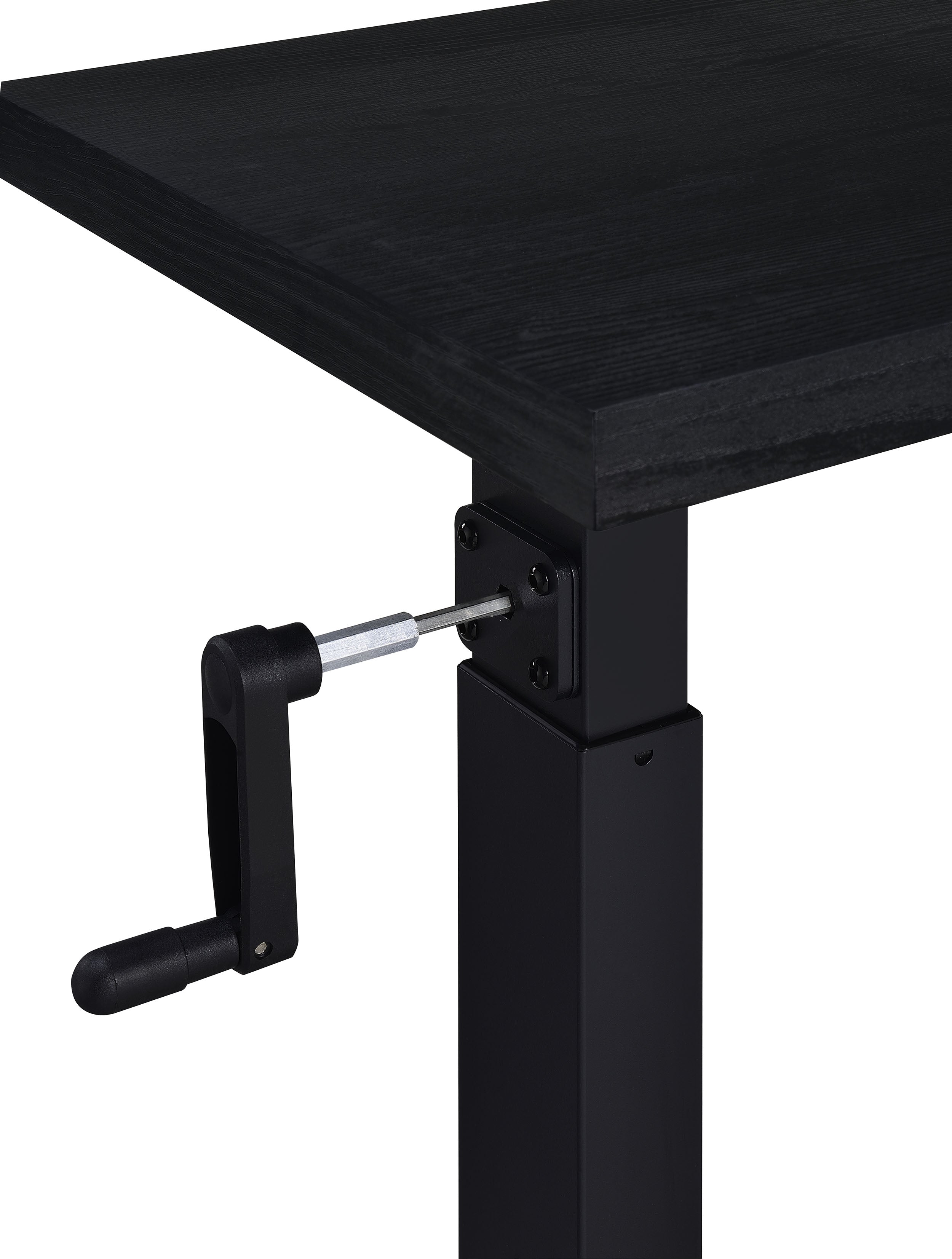 Westpark Height Adjustable Mobile Bedroom C-Table Black — view 13