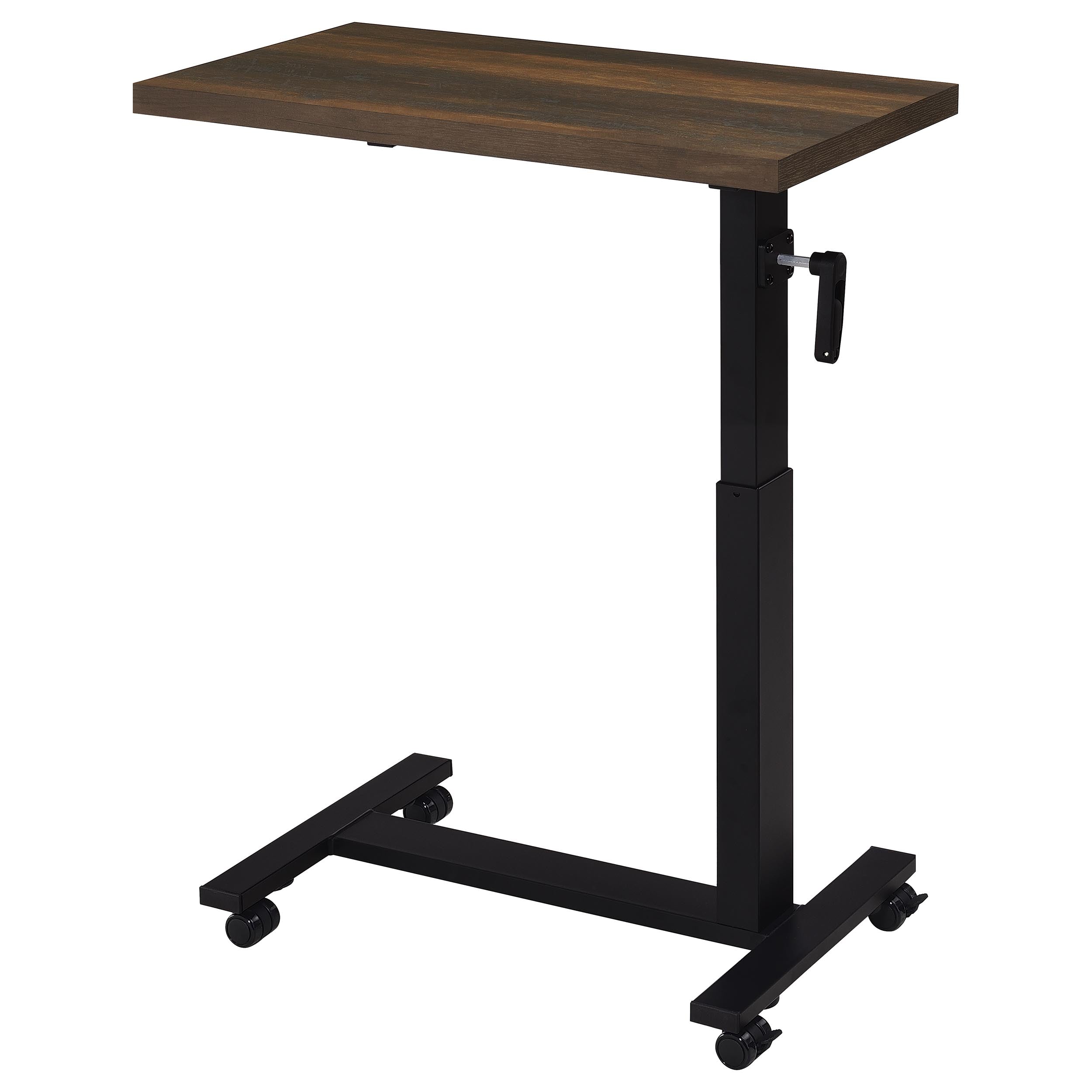 Westpark Height Adjustable Mobile Bedroom C-Table Dark Pine — view 7