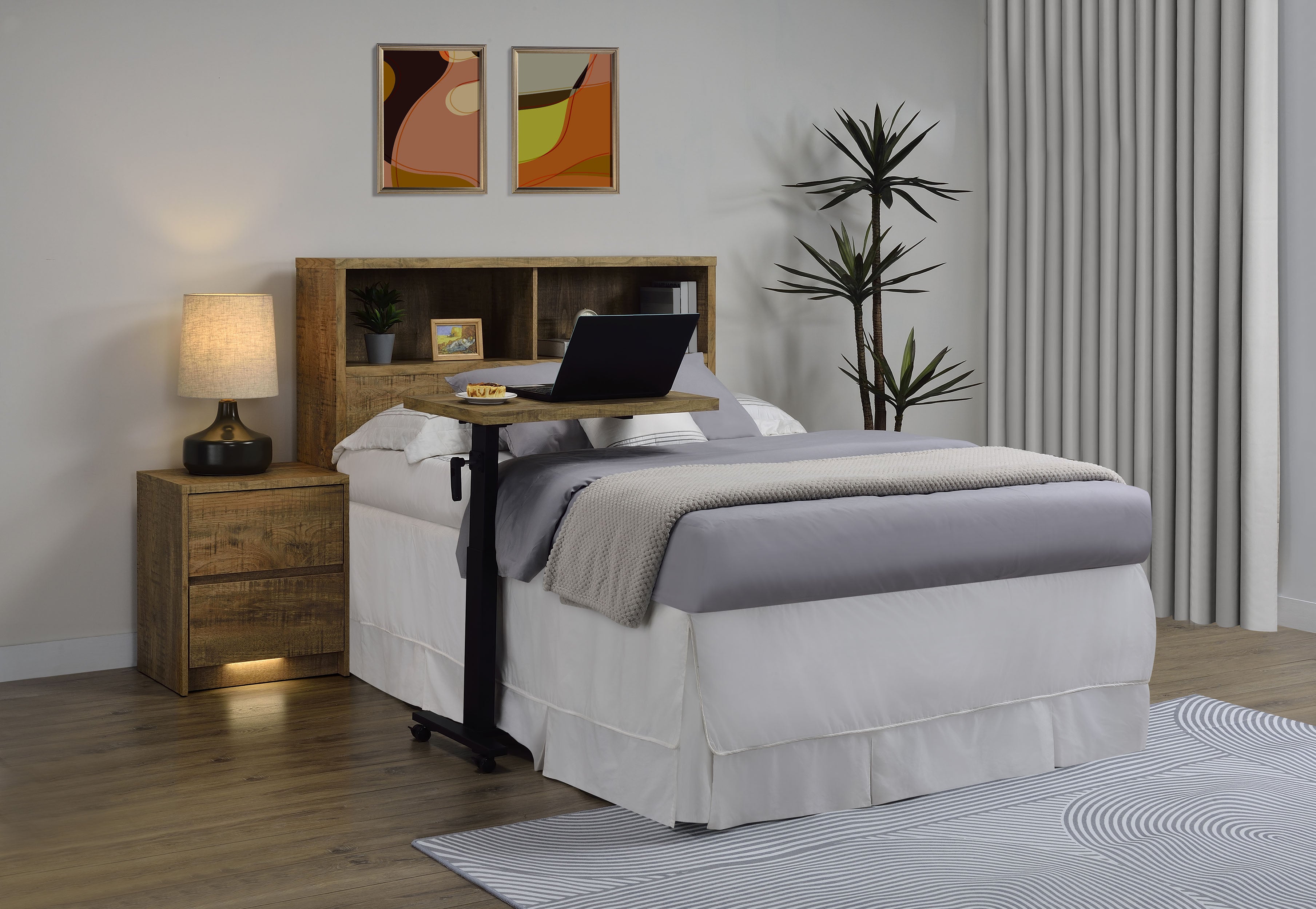 Westpark 49-inch Full Bookcase Headboard Mango — view 10
