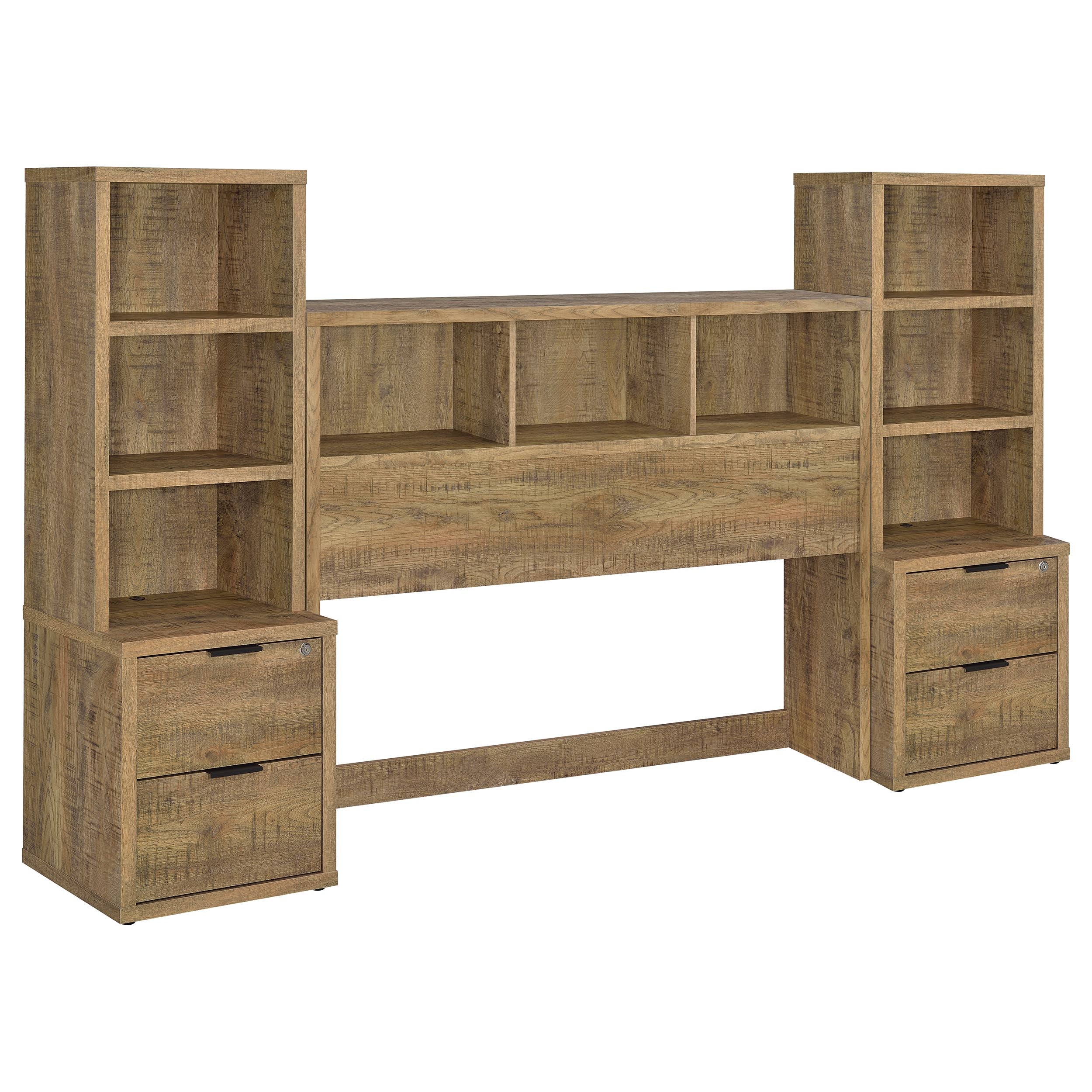 Westpark 3-piece Queen Bedroom Set Bookcase Headboard Mango — view 2