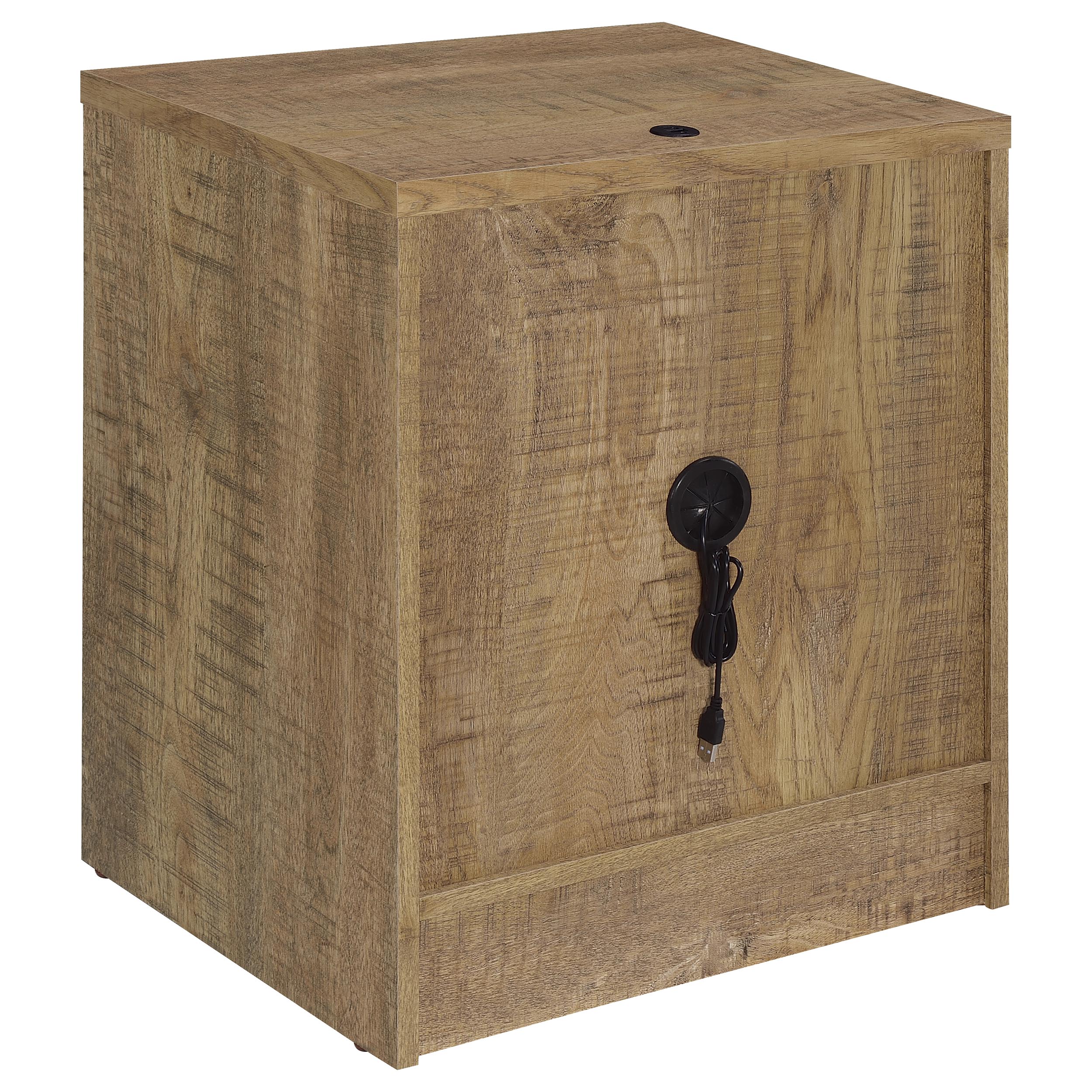 Westpark 2-drawer Nightstand LED Lights and USB Mango — view 8