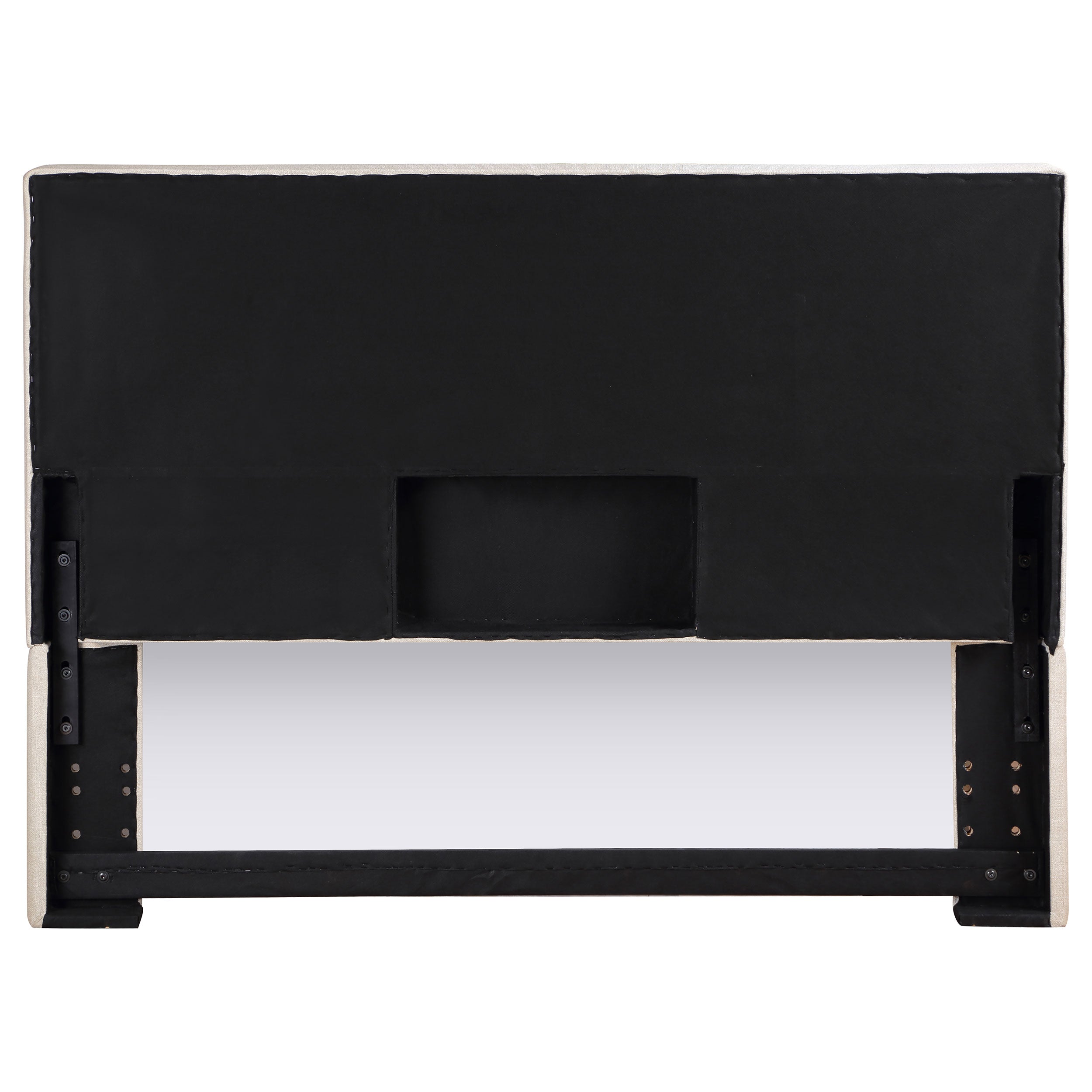 Pirro Upholstered King Panel Headboard Sand — view 5
