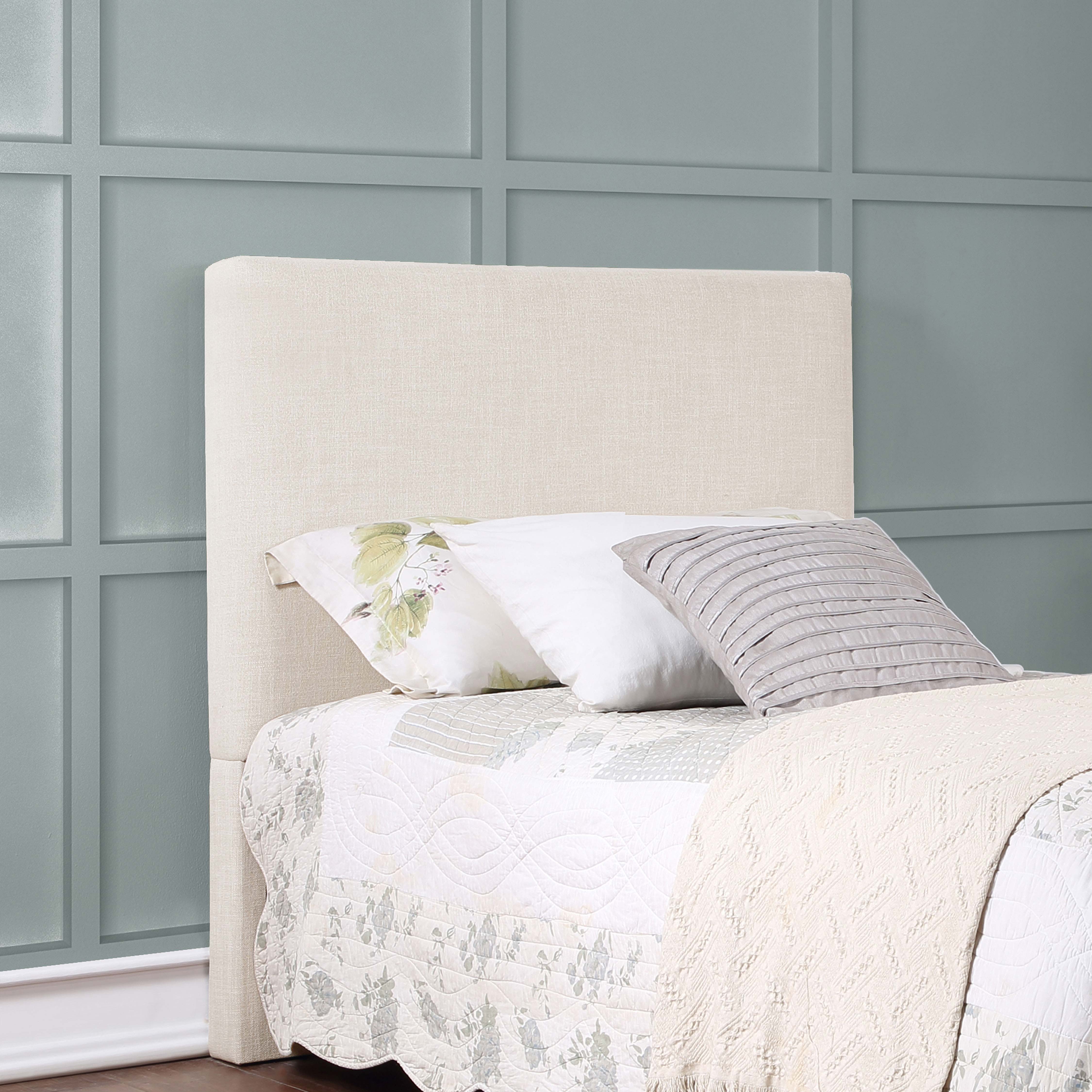 Pirro Upholstered Twin Panel Headboard Sand — view 2