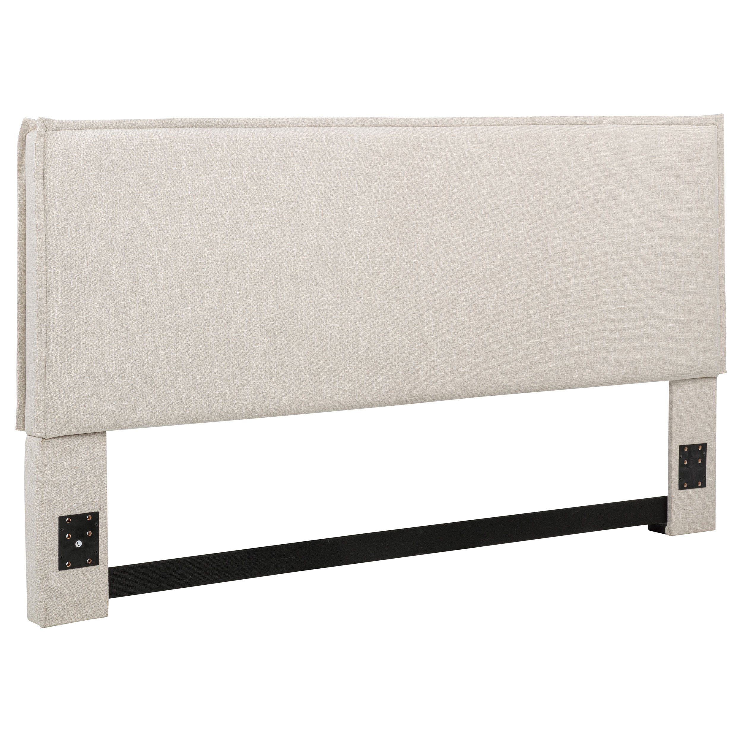 Izzy Upholstered King Panel Headboard Sand — view 1