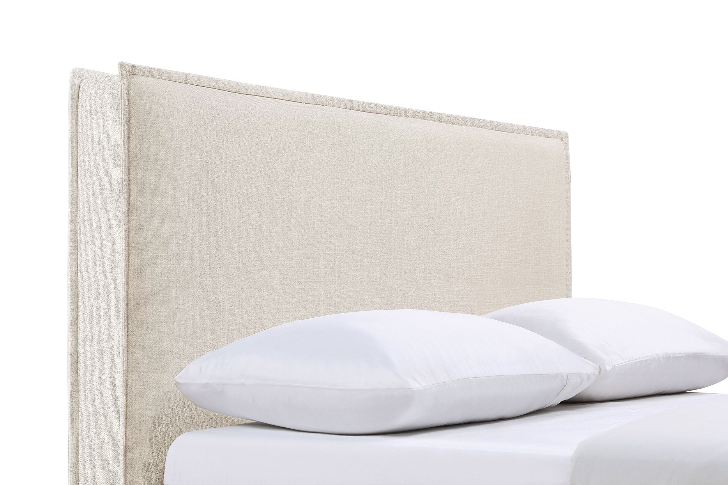 Izzy Upholstered King Panel Headboard Sand — view 5