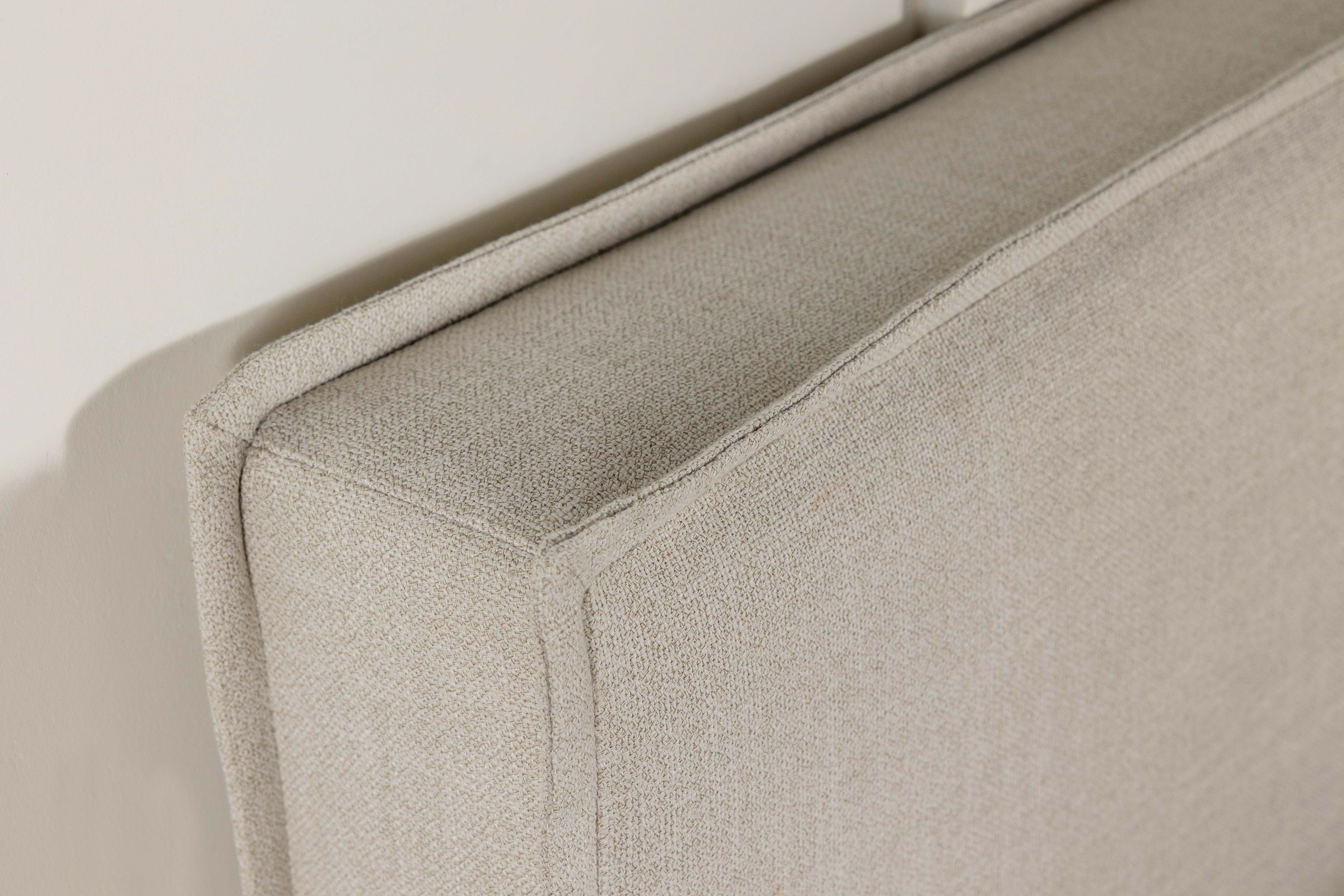 Izzy Upholstered Twin Panel Headboard Sand — view 9