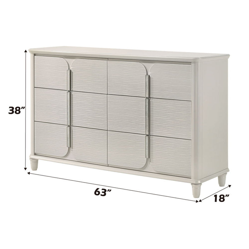 Laveda - Dresser - Pearl White Finish