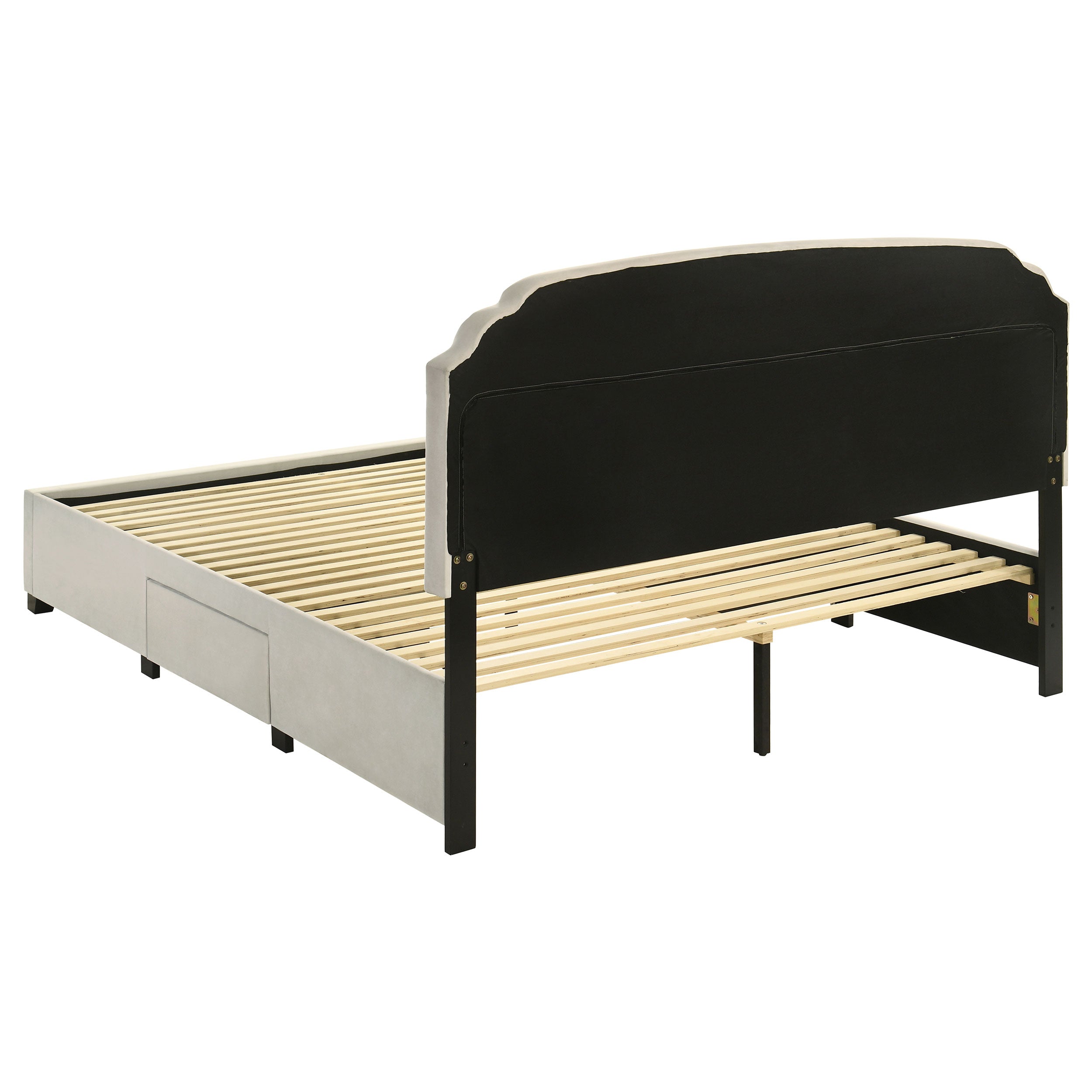 Marianna 4-drawer Upholstered Eastern King Storage Bed Cream — view 9