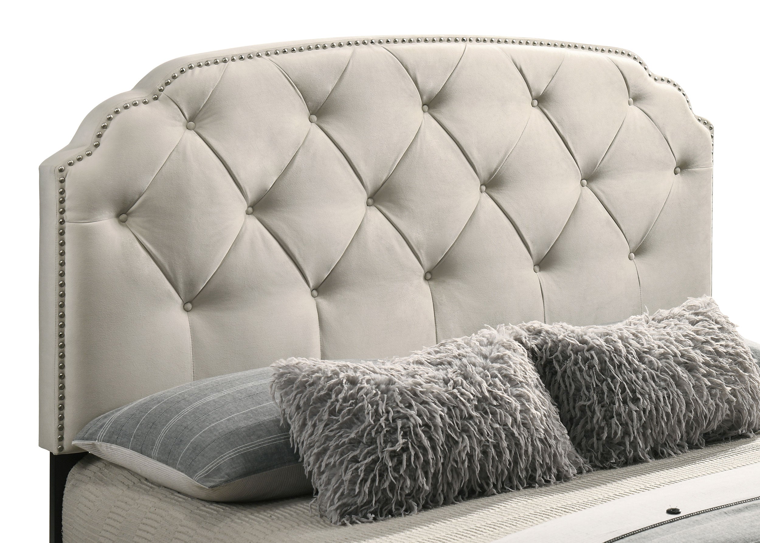 Marianna 4-drawer Upholstered Eastern King Storage Bed Cream — view 11