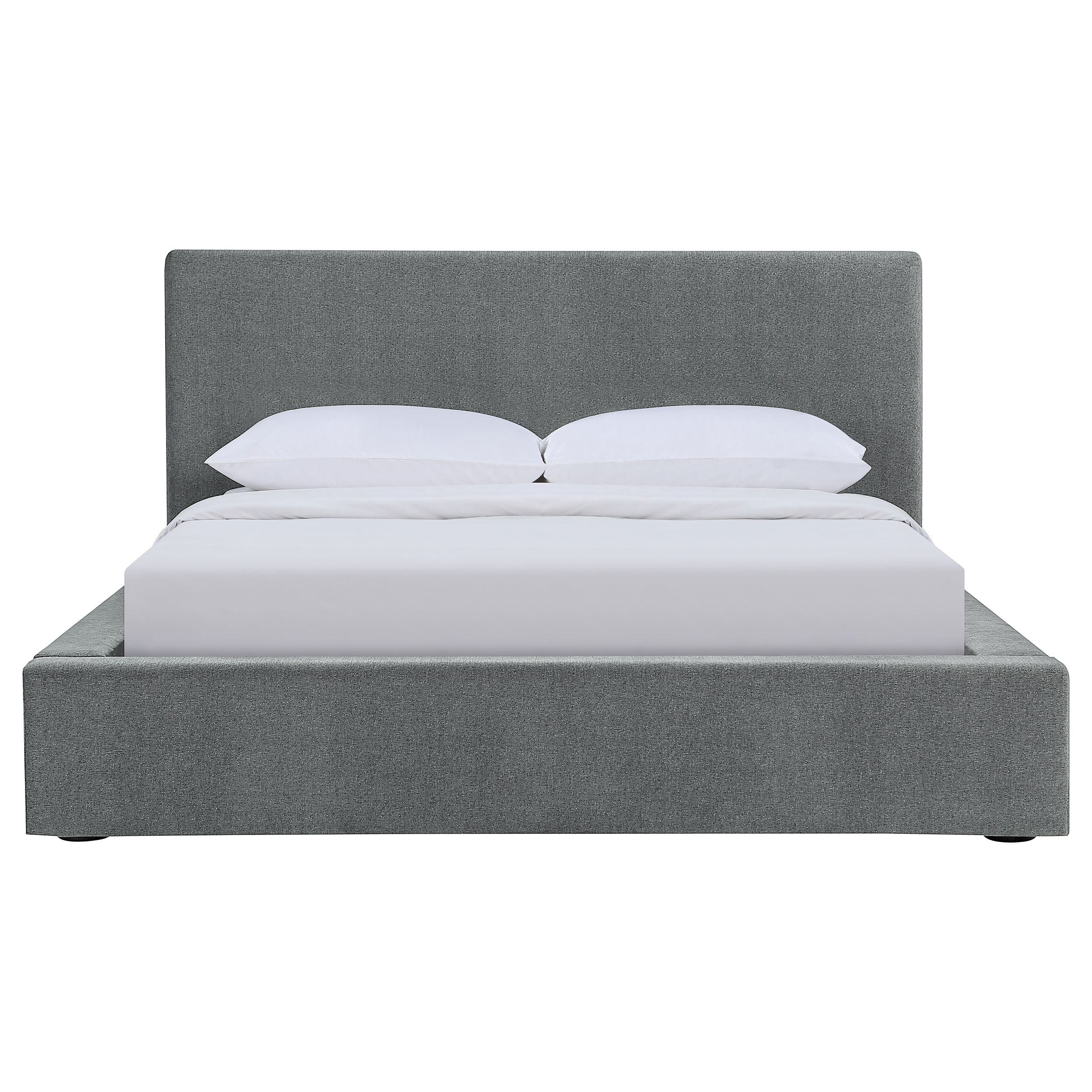 Gregory Upholstered Queen Panel Bed Graphite — view 4