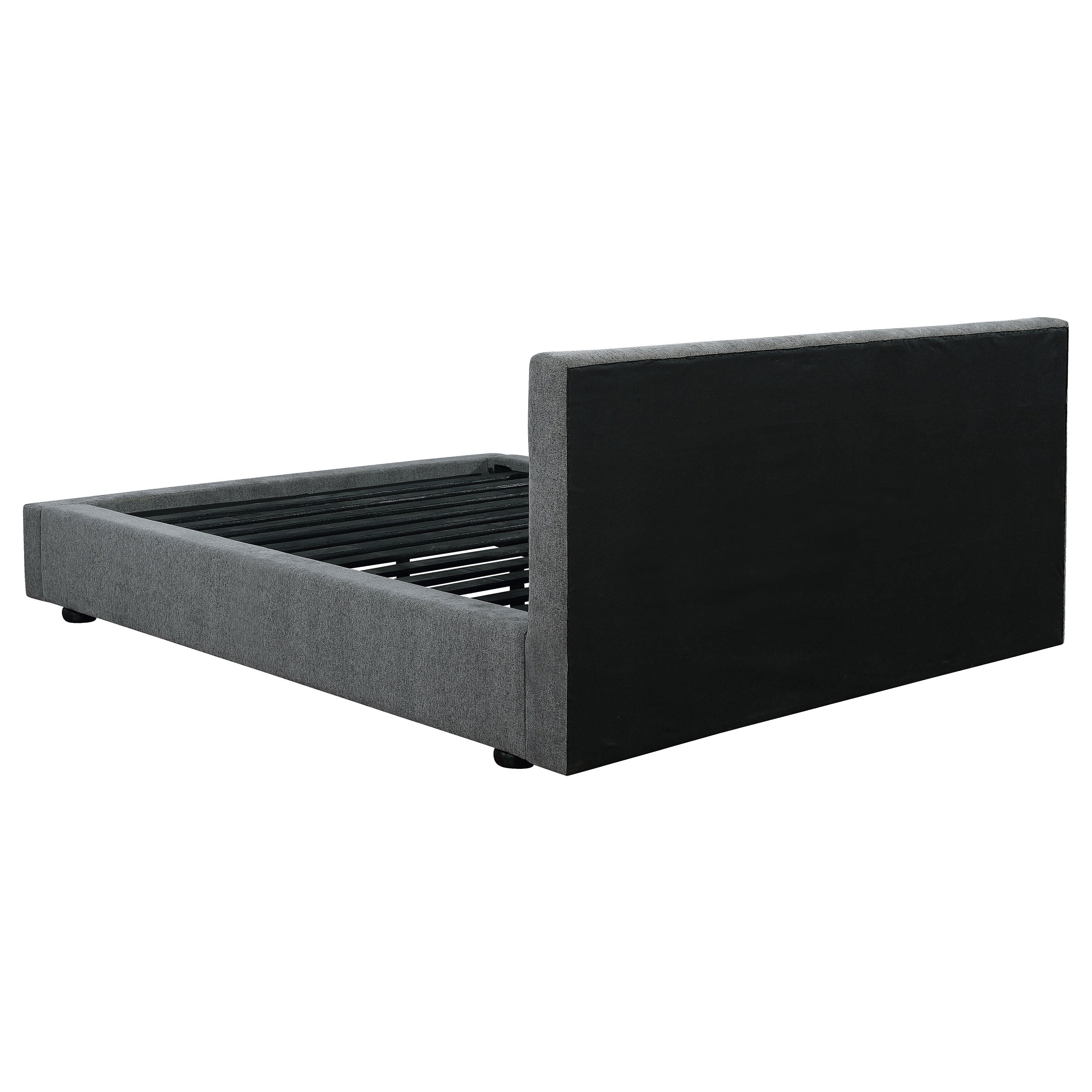 Gregory Upholstered Queen Panel Bed Graphite — view 5
