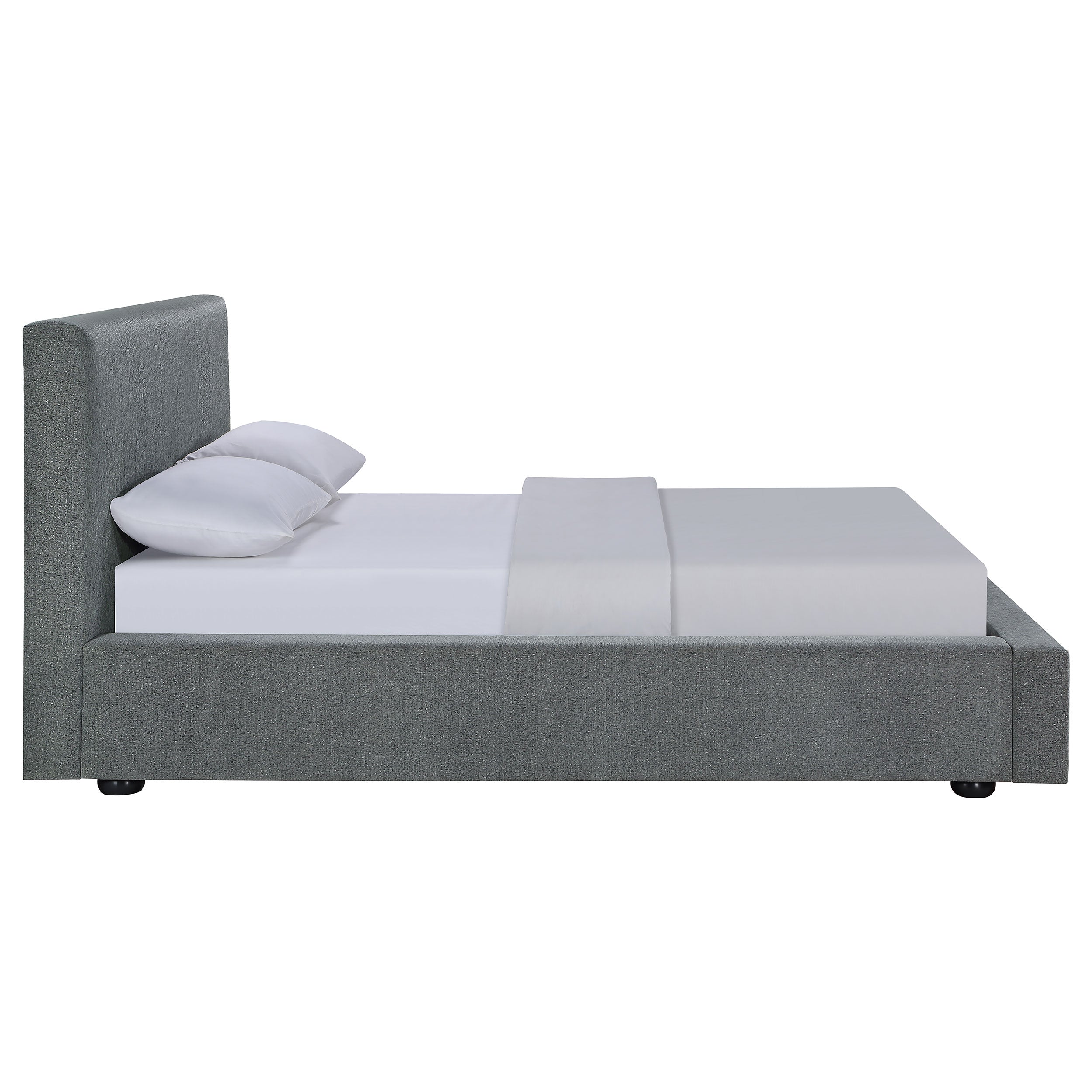 Gregory Upholstered Queen Panel Bed Graphite — view 7