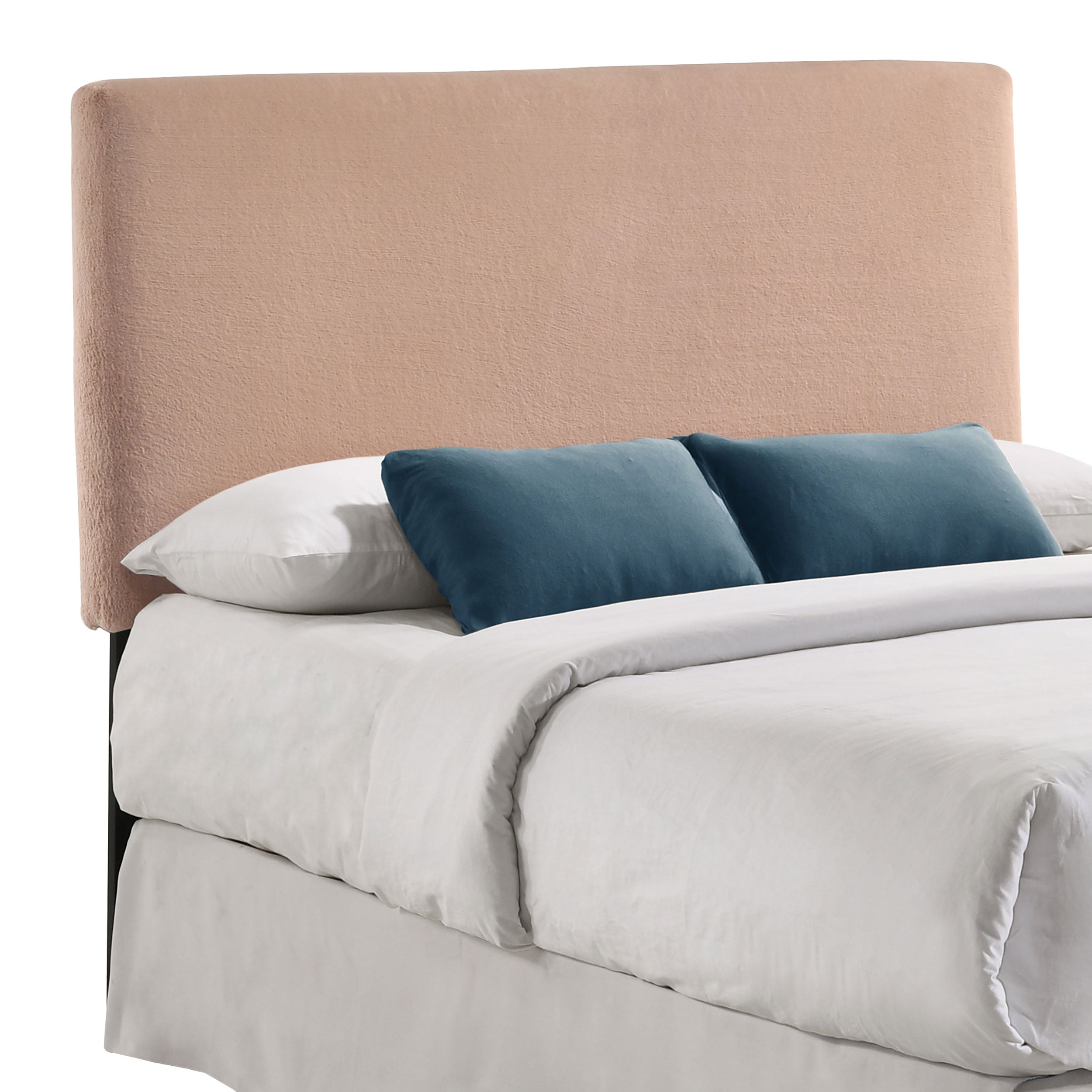 Gigi Upholstered Queen or Full Panel Headboard Blush — view 1