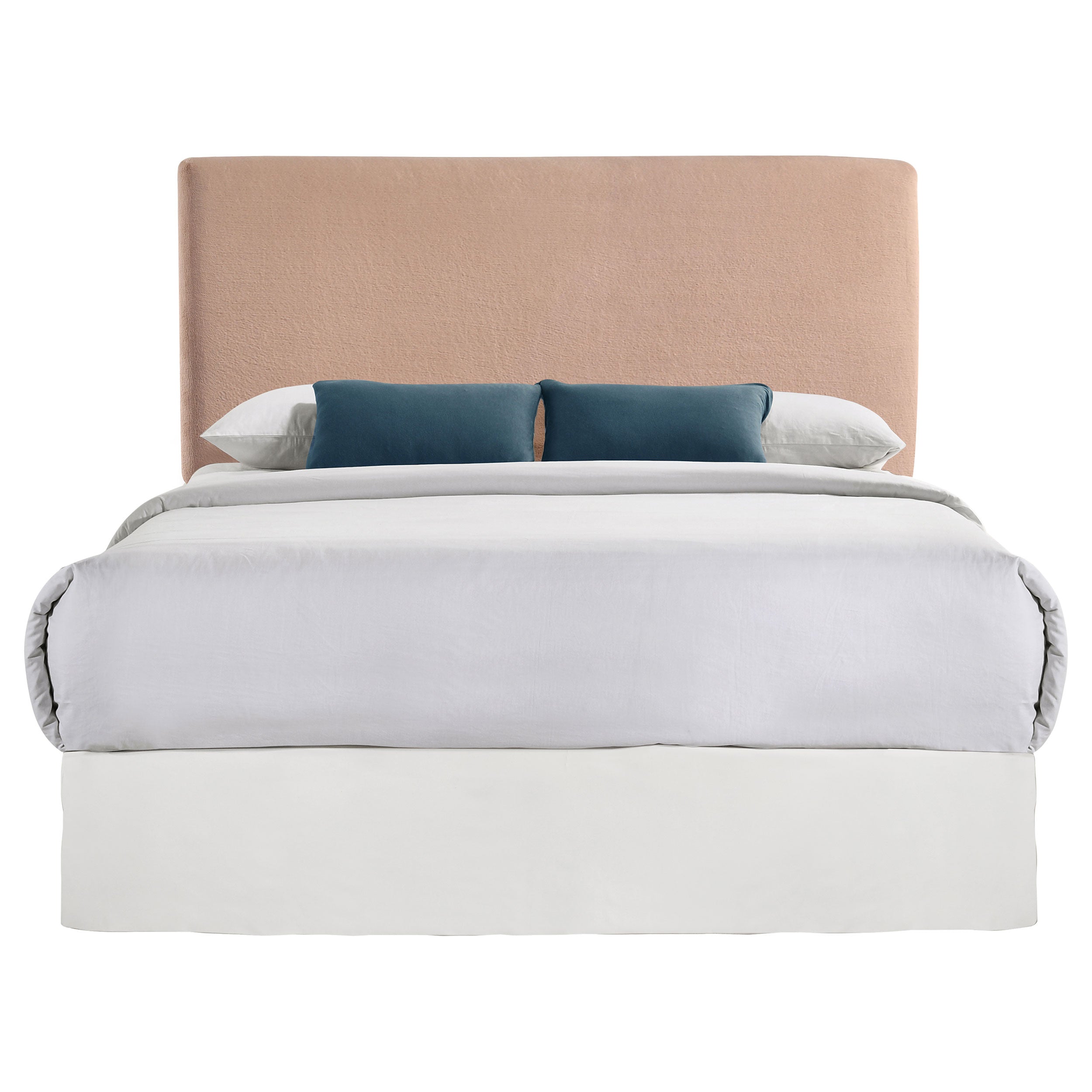 Gigi Upholstered Queen or Full Panel Headboard Blush — view 4