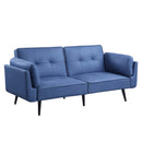 Nafisa - Sofa - Blue Fabric - Atlantic Fine Furniture Inc