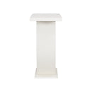 Console Table With Oval Base And Reinforced Bottom Plate