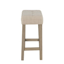 Vanilla - Real Marble Sofa Table With Power And 3 Stools - Beige / Natural