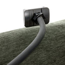 Modern Modular U-Shaped Sofa Bed With Movable Ottoman, USB Ports, Phone Holder