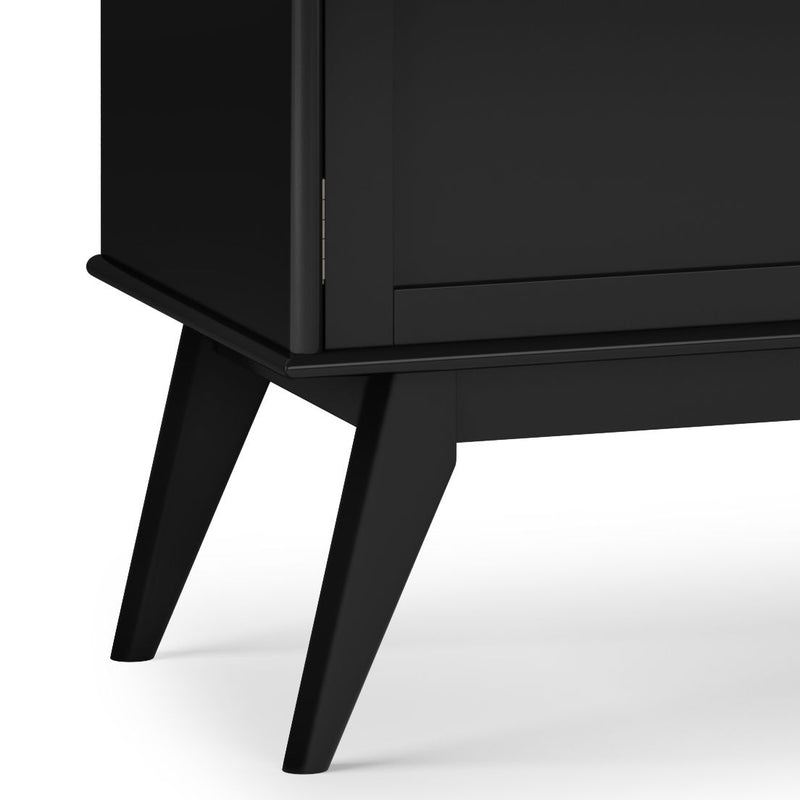 Draper - Handcrafted Mid Century Low TV Media Stand