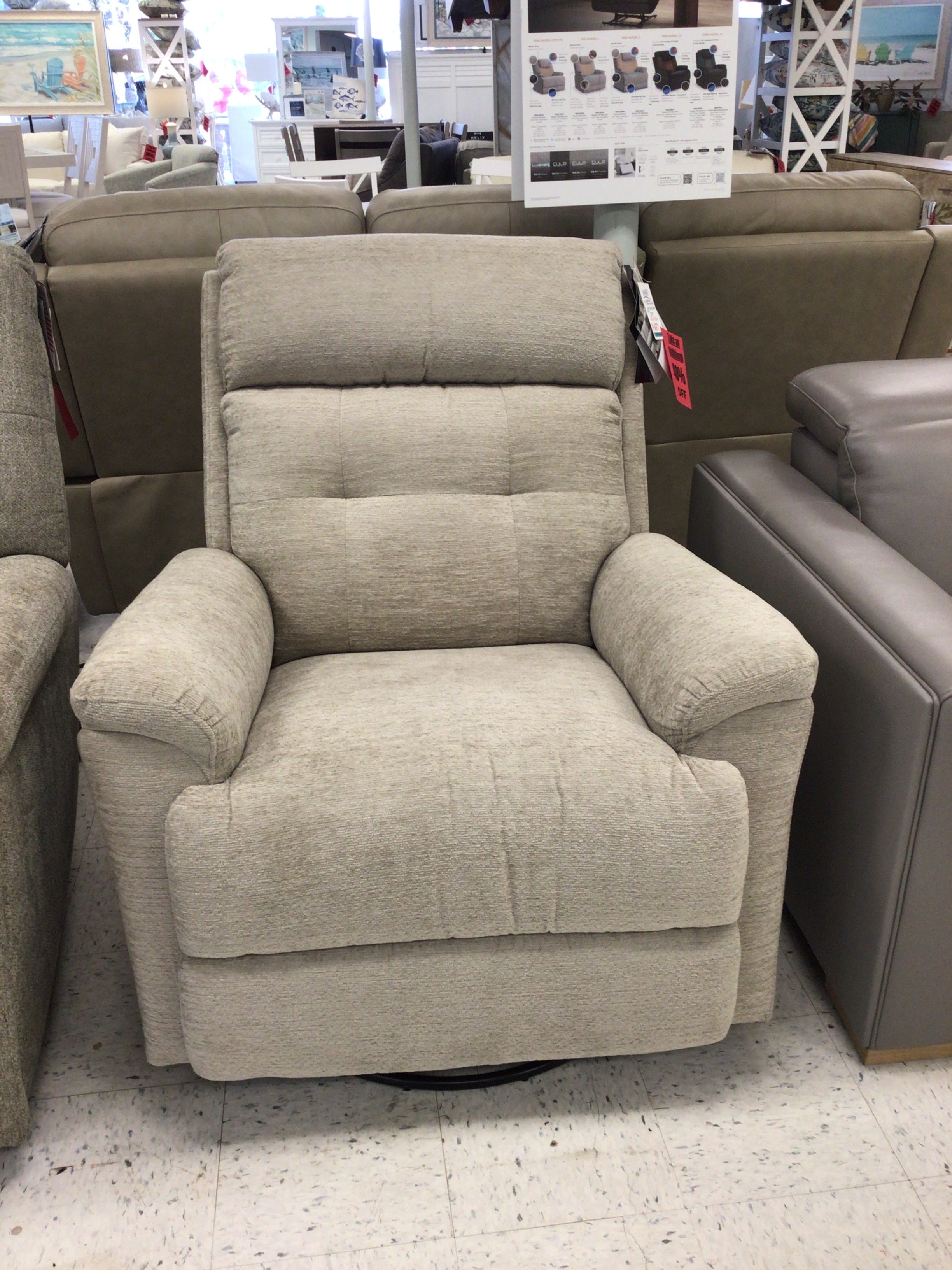 Sophisticated Perfect Match Power Swivel Glider Recliner