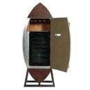 Brancaster - Wine Cabinet - Retro Brown Top Grain Leather & Aluminum - Atlantic Fine Furniture Inc
