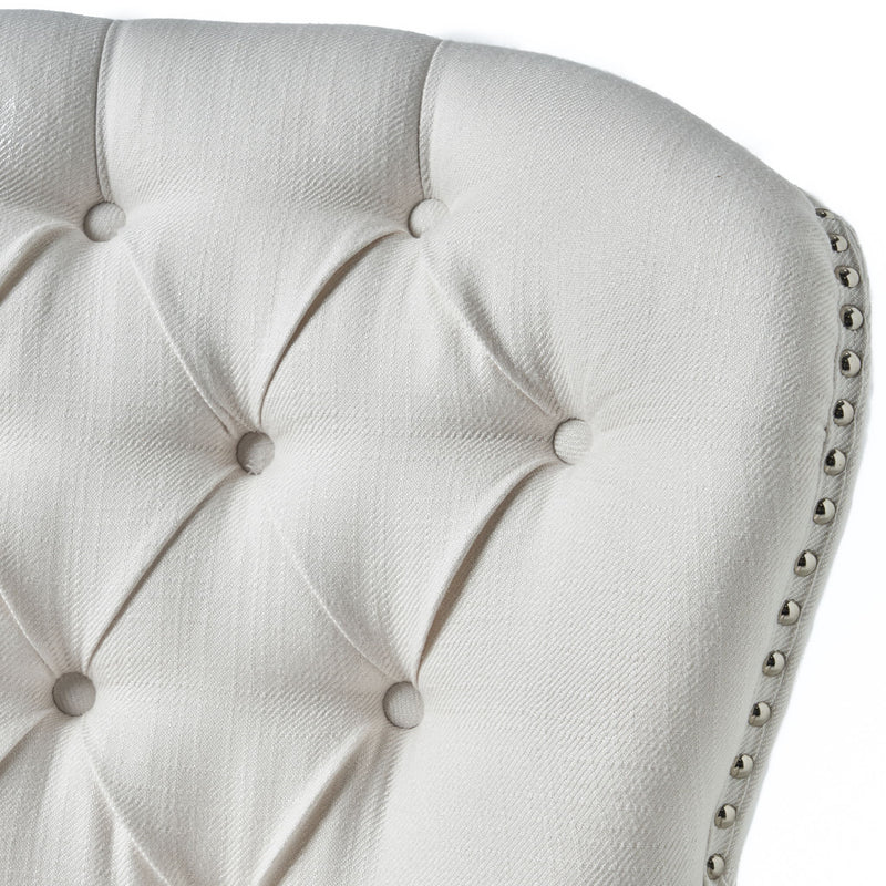 Accent Reading Chair For Living Room Bedroom - Ivory