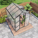 Gain Height Windproof Greenhouse With Raised Base