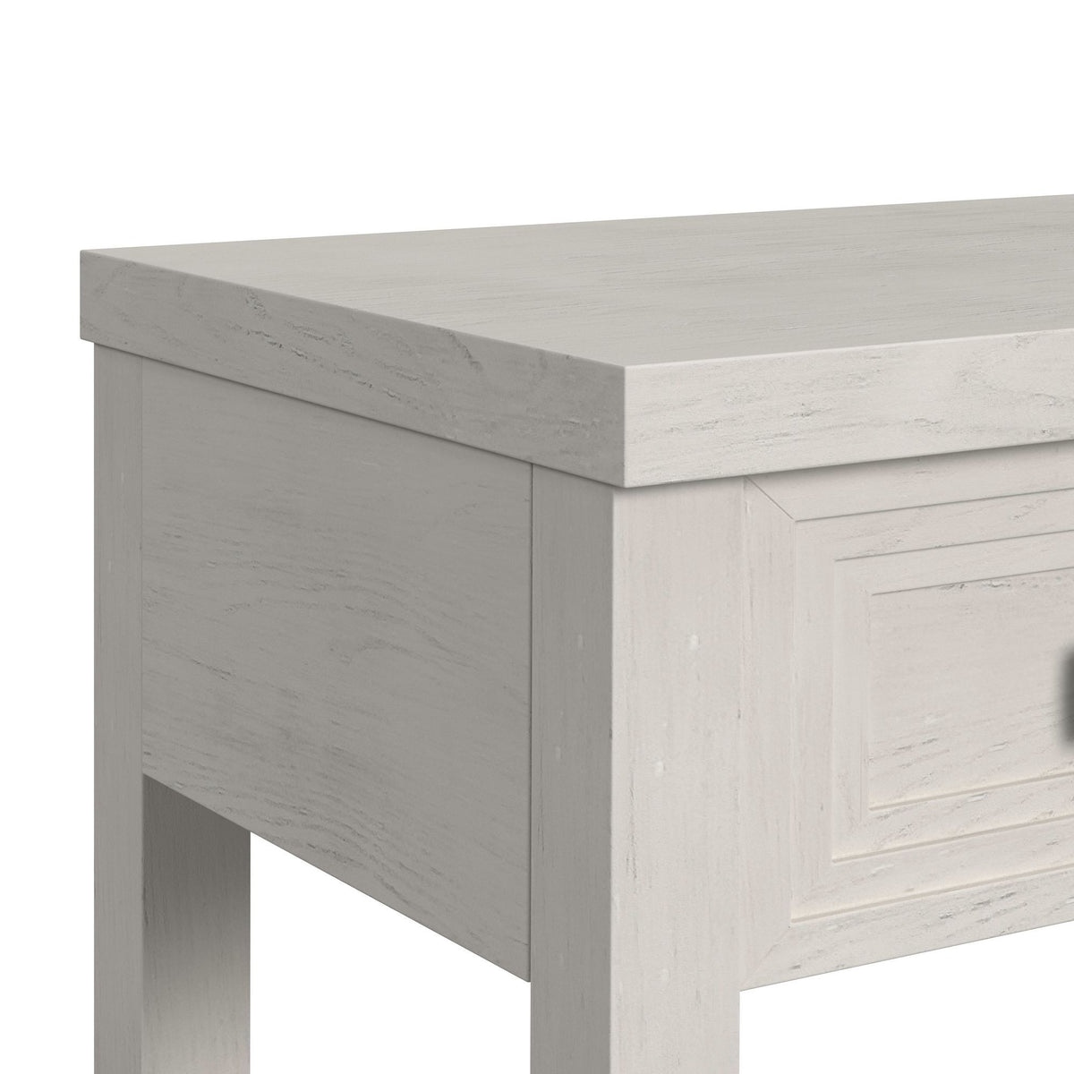 Avalanche Sofa Table in Antique White by Elements International, view 2