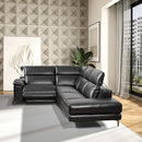 Zander - Reclining Sectional Sofa - Black