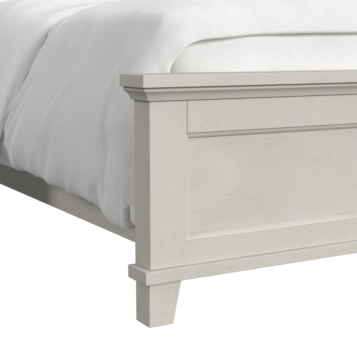 Canterbury Panel Bed in Dark Gray by Elements International, view 4