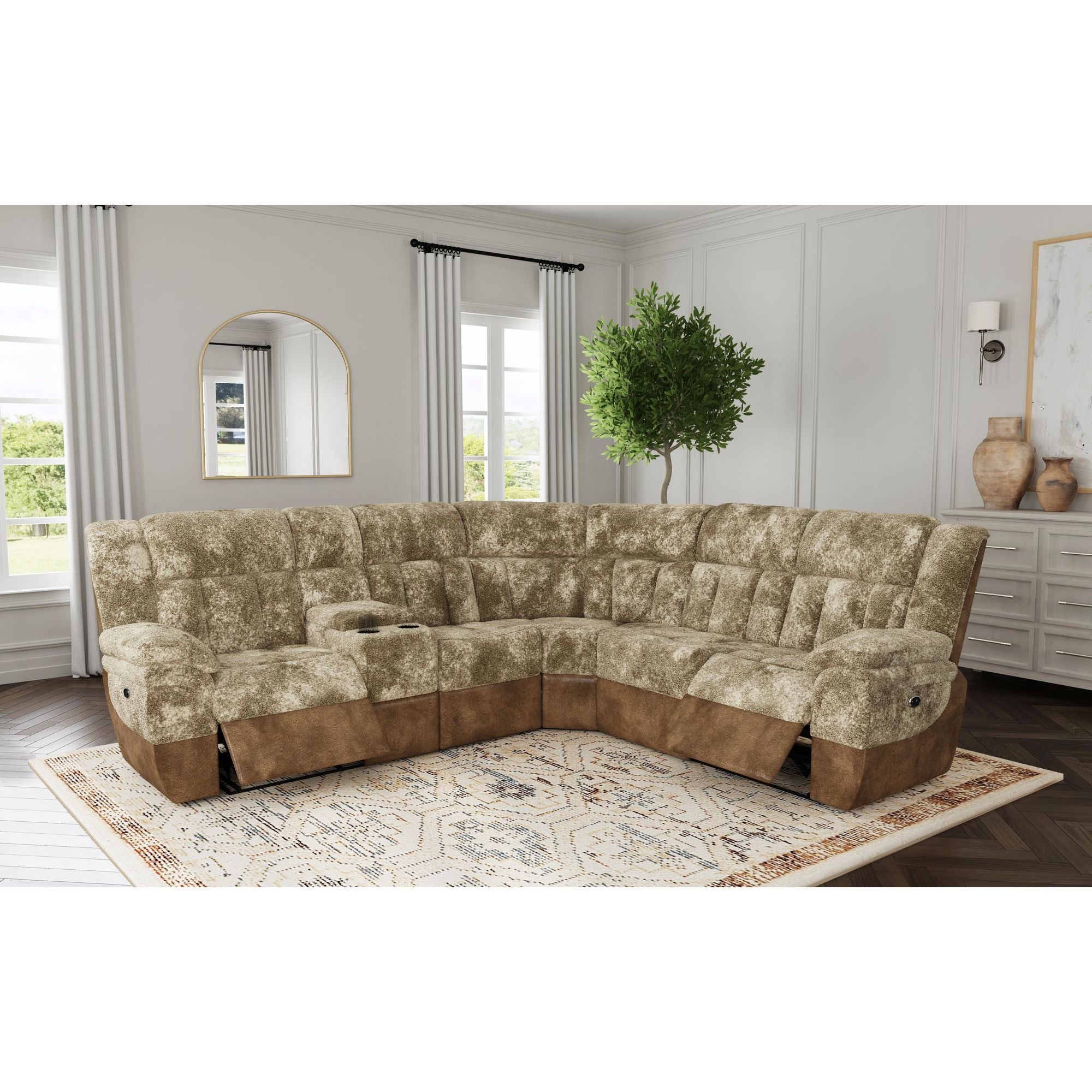 Santorini - 6 Piece Motion Sectional Set