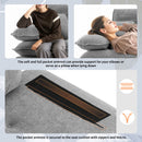 L Shaped Convertible Sectional Sofa 4 Seat Tufted Couch Set With Two Tone Adjust Legs Cloud Movable Ottoman